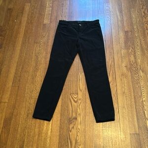 J Brand Skinny Leg Black Finewale Corduroy Skinny Jean 28